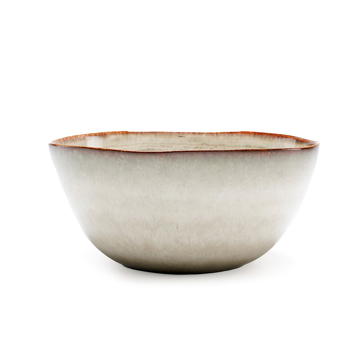 Stoneware serving bowl Comporta - multi-colour