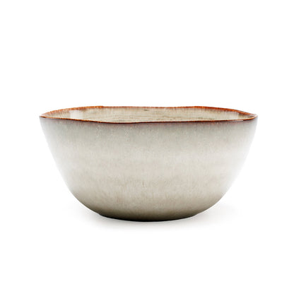 Stoneware serving bowl Comporta - multi-colour