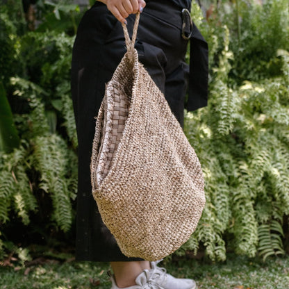 Raffia vægkurv UTARA – ophængningskurv, lille