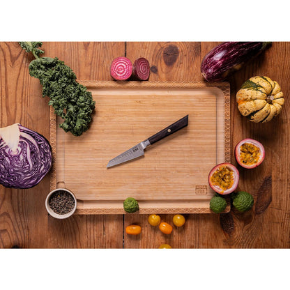 Santoku Starter-Set, 2 Messer - handgefertigter japanischer Stahl