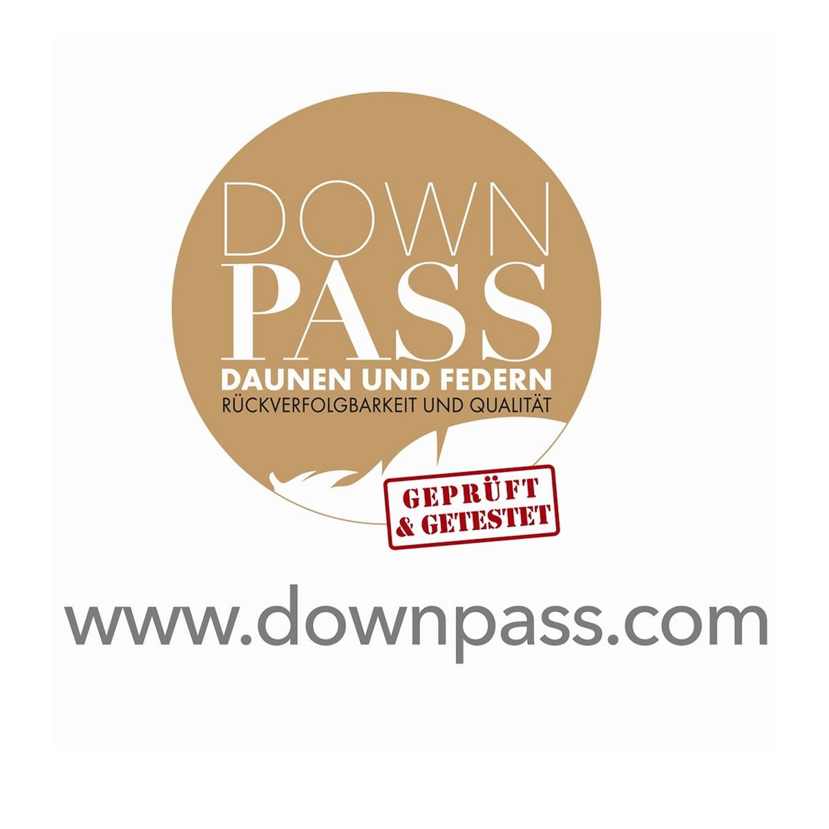 Bettdecke aus Baumwolle und Gänsedaunen – Crown