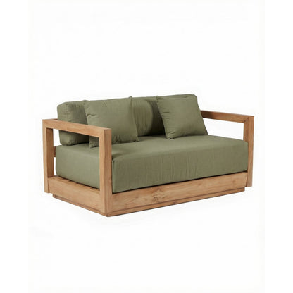 Umalas to-personers sofa, genanvendt teaktræ - udendørs
