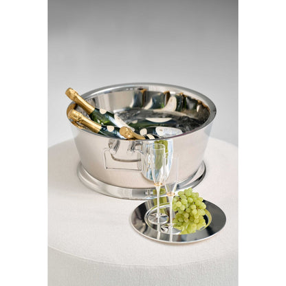 Champagnekøler Michigan i rustfrit stål - Ø 53 cm, H 24 cm