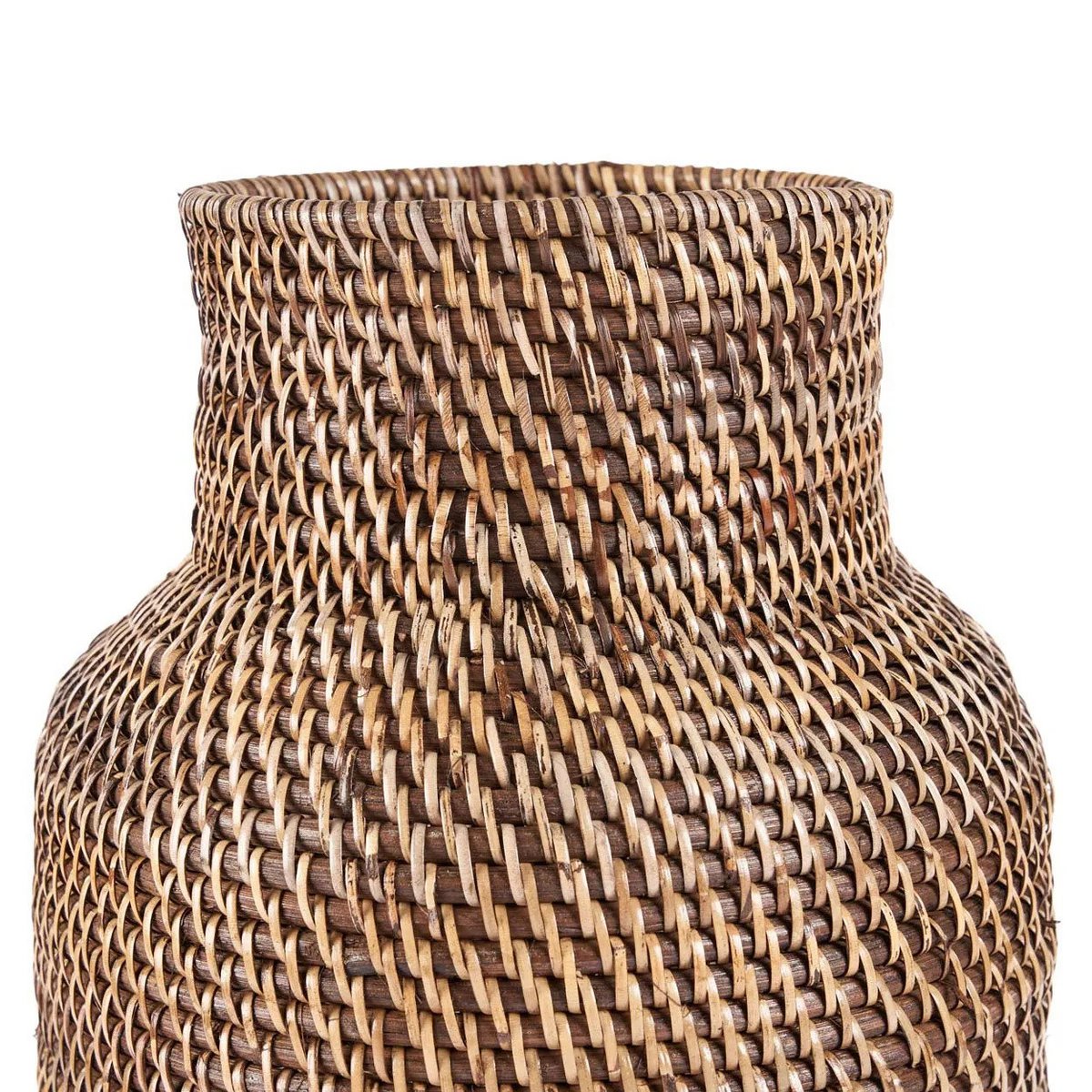 Rattan cylinderkurv 24 × 67 cm - naturlig brun
