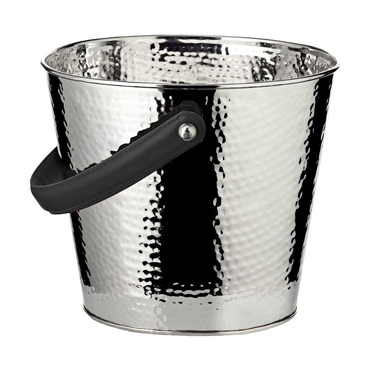 Stainless steel champagne cooler Gavin, hammered, 26 × 21 cm