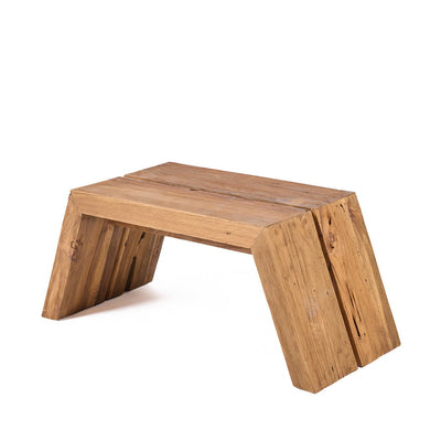 Teak-Beistelltisch, 55 cm – skulpturale Form