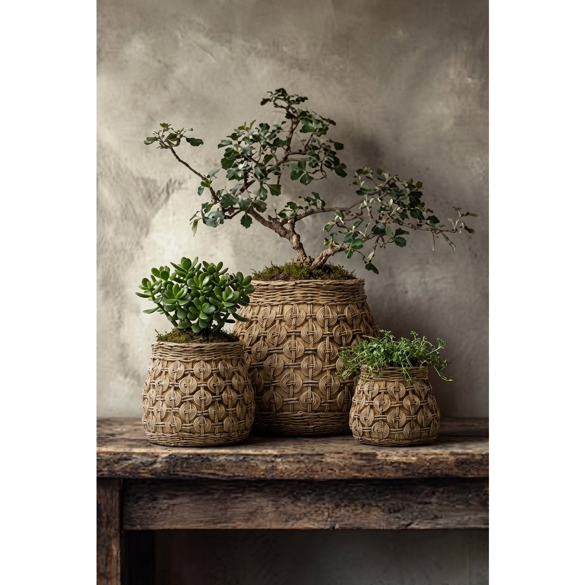 Beton-Knoten-Pflanzgefäß XL – 28 × 28 × 25 cm