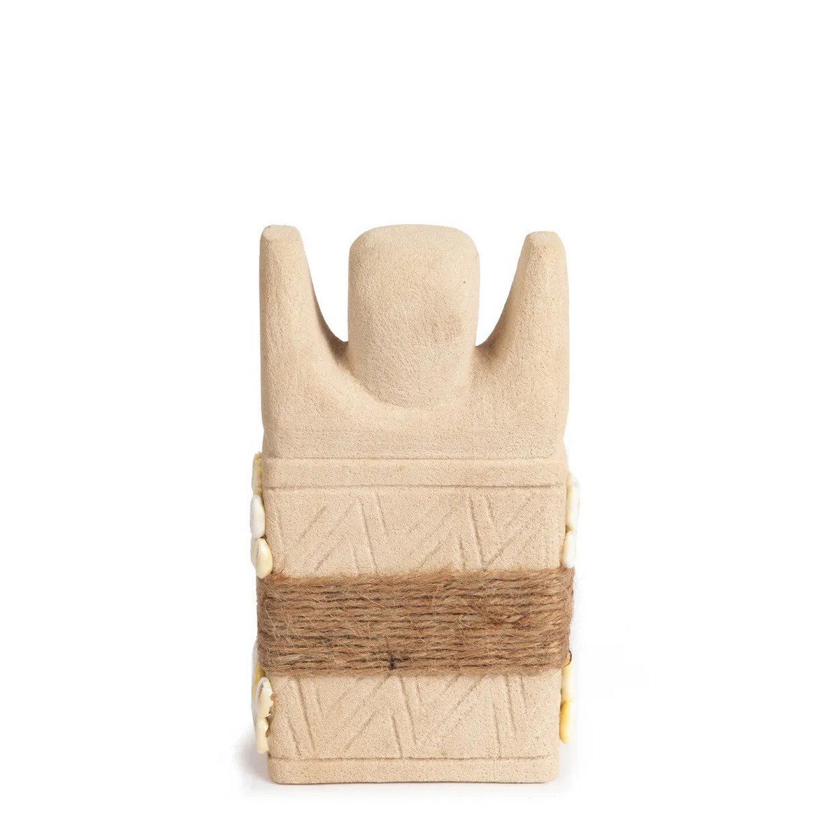 Sandstensskulptur, ansigt - 17 cm stor