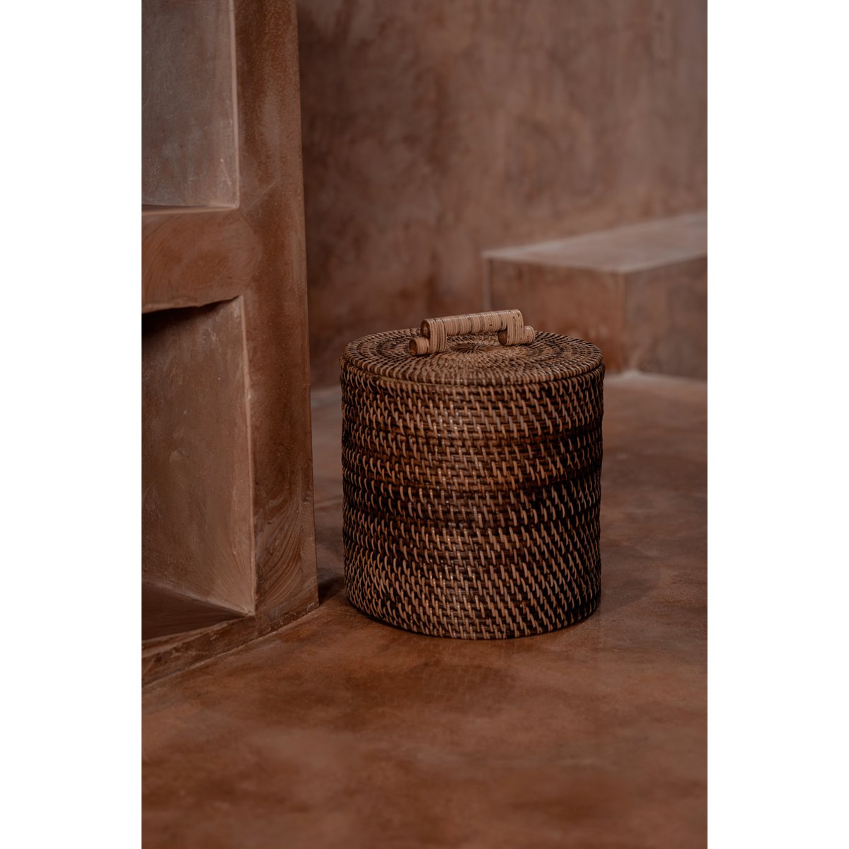 Rattanopbevaringskurv, lav - Naturbun