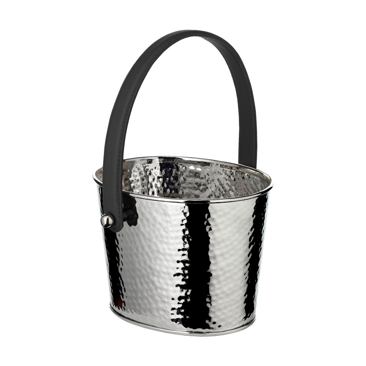 Stainless steel champagne cooler Gavin, hammered, 23 × 18 cm