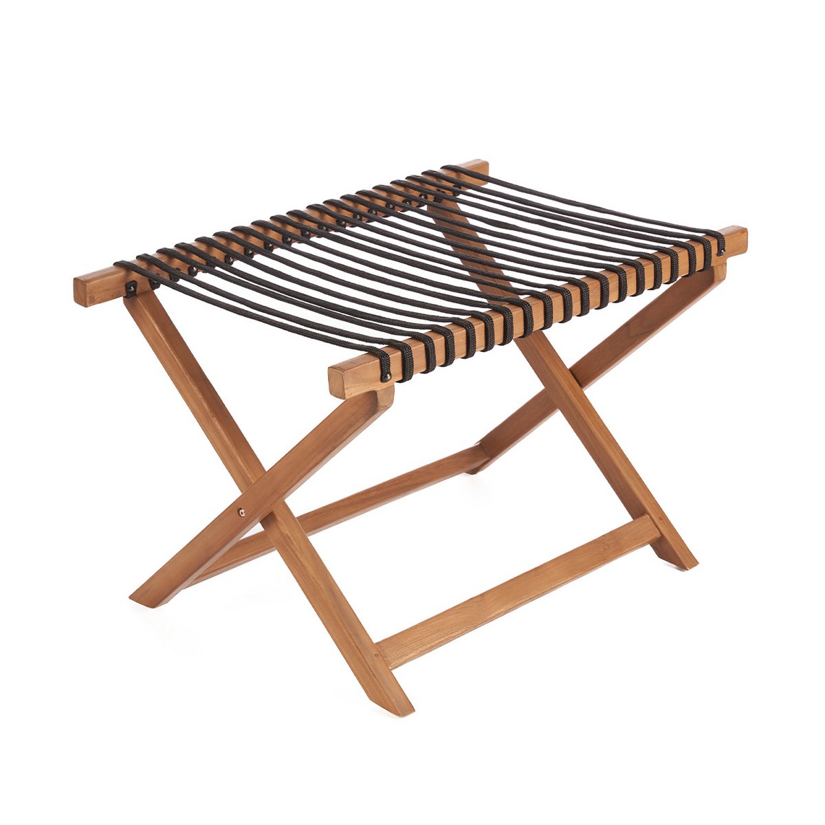 Gepäckträger aus Holz, klappbar – Natur