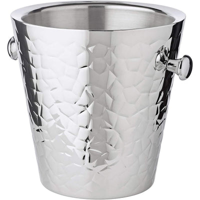 Champagnekøler med håndtag, rustfrit stål - 23 cm