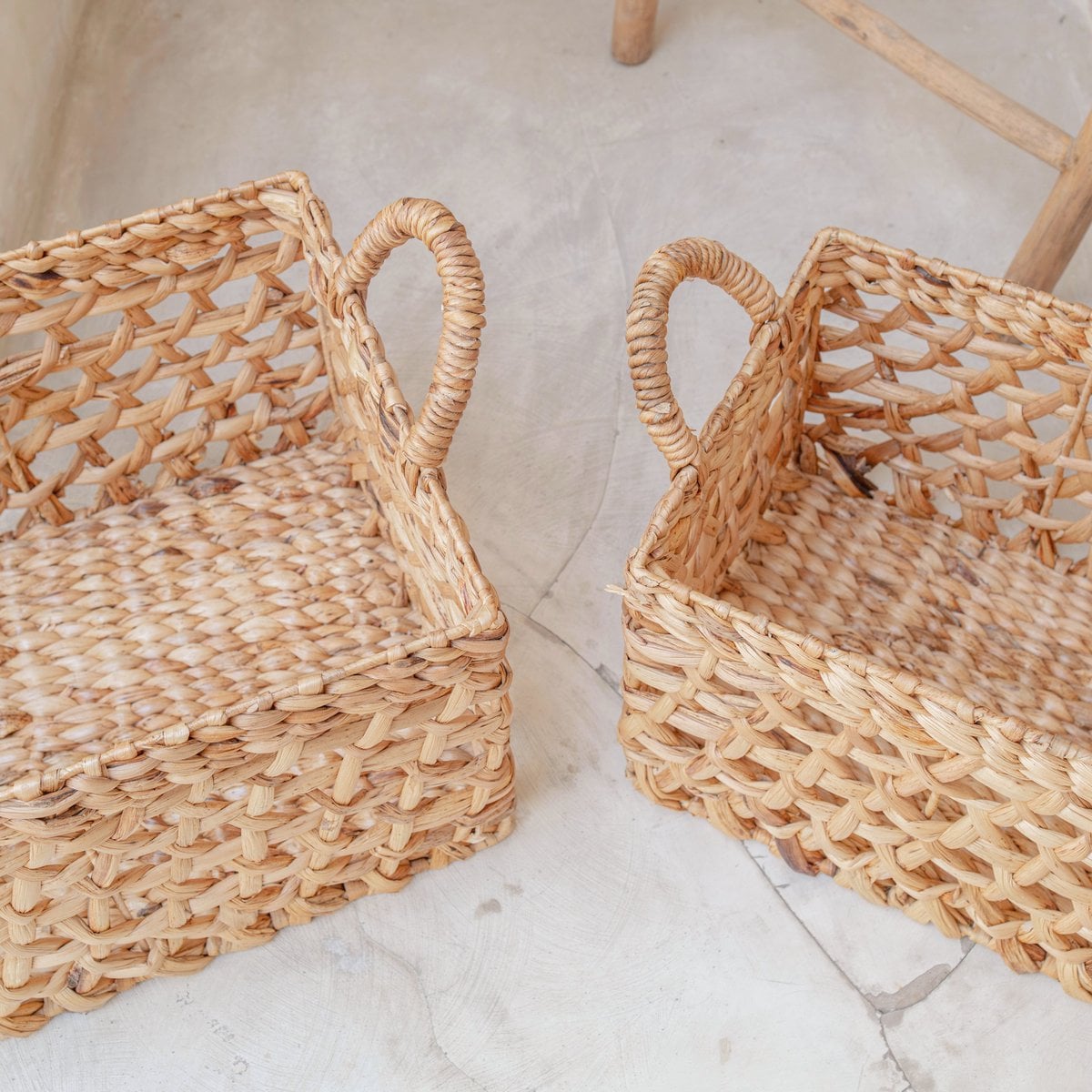 Vandhyacint hyldekurv L – 45 × 34 × 27 cm