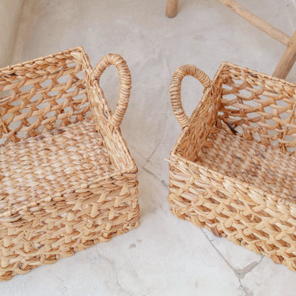 Vandhyacint hyldekurv L – 45 × 34 × 27 cm