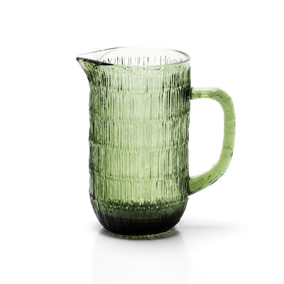 Grüne Glaskaraffe 20,5 cm hoch - 1,7 kg