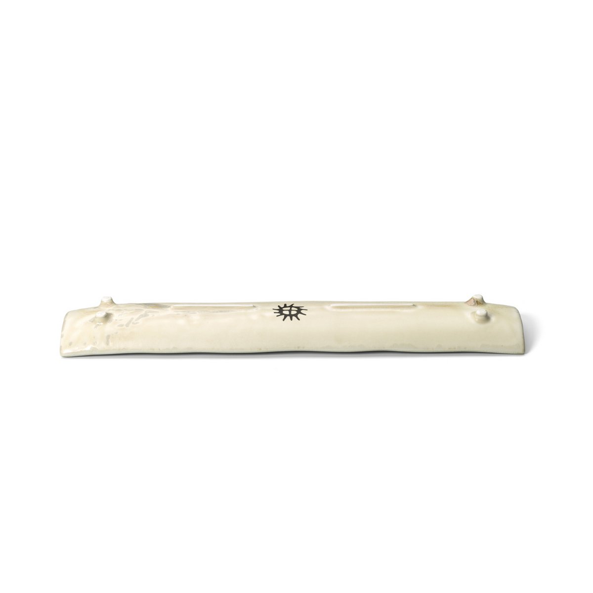 Ceramic long platter 39×8 cm - beige
