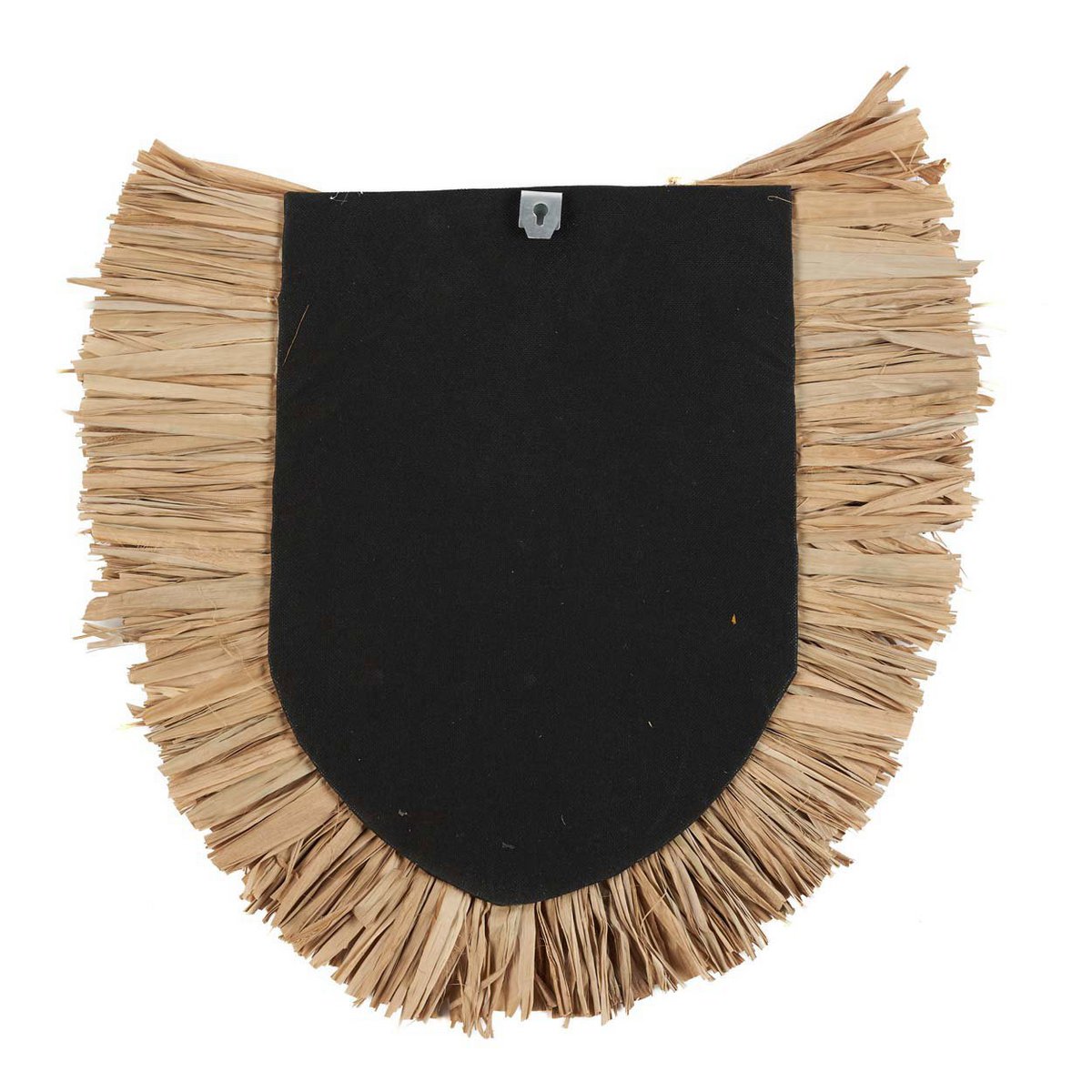 Grass wall circle, woven, 85 cm diameter - natural