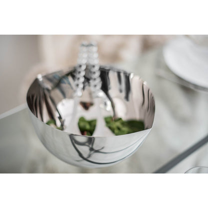Stainless steel salad bowl, 28x23x12cm