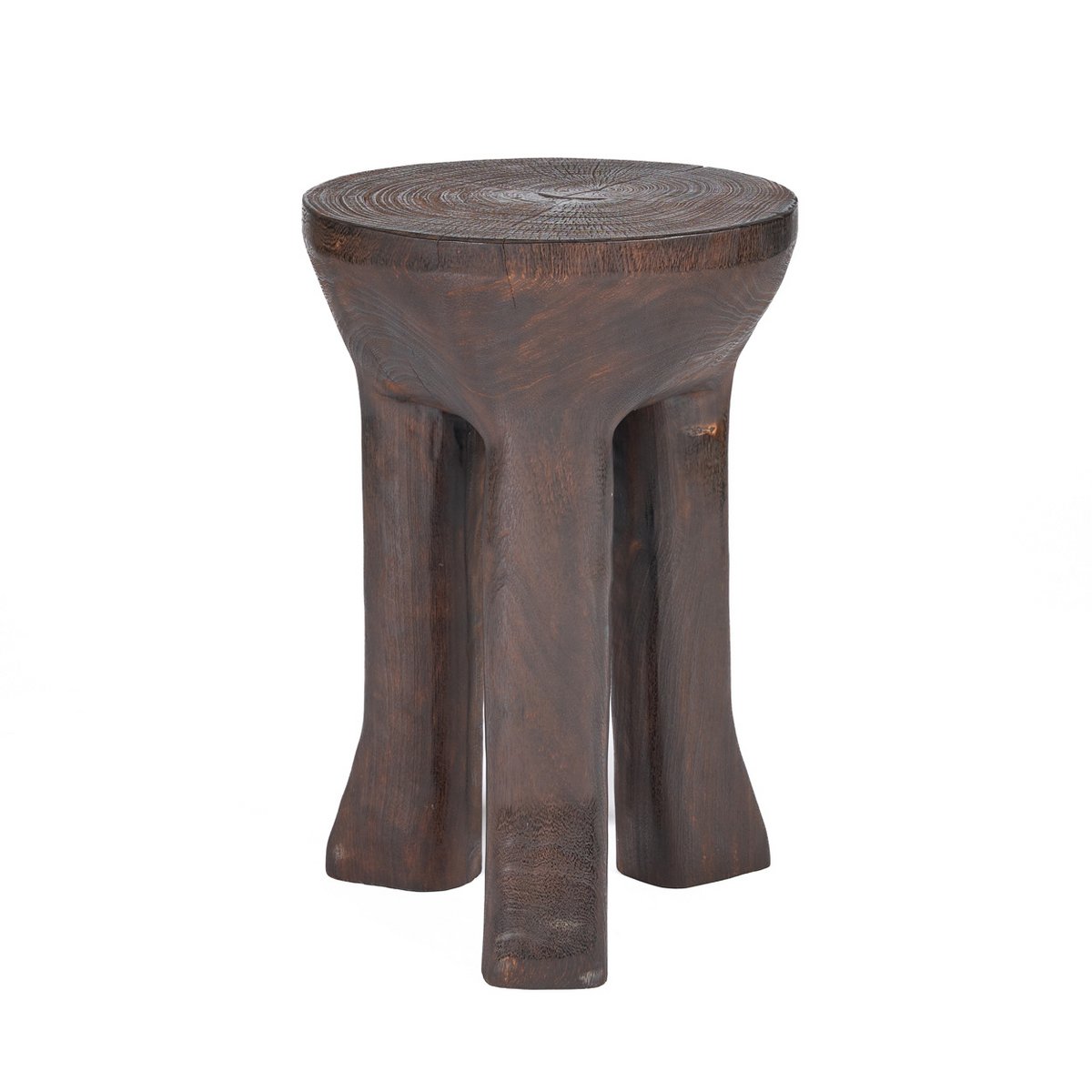 Java Stativ-Beistelltisch, 40 cm – Dunkler Walnussbaum