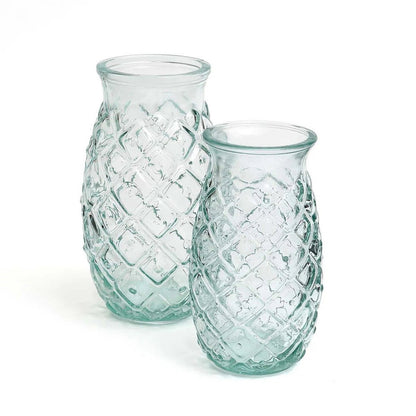 Blåt longdrinkglas 17 cm stort - fremstillet i Spanien
