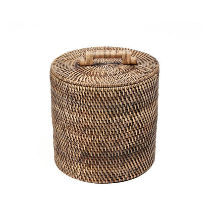 Rattanopbevaringskurv, lav - Naturbun