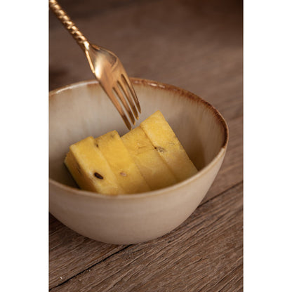 Stoneware bowl 11 cm - white, made in Portugal