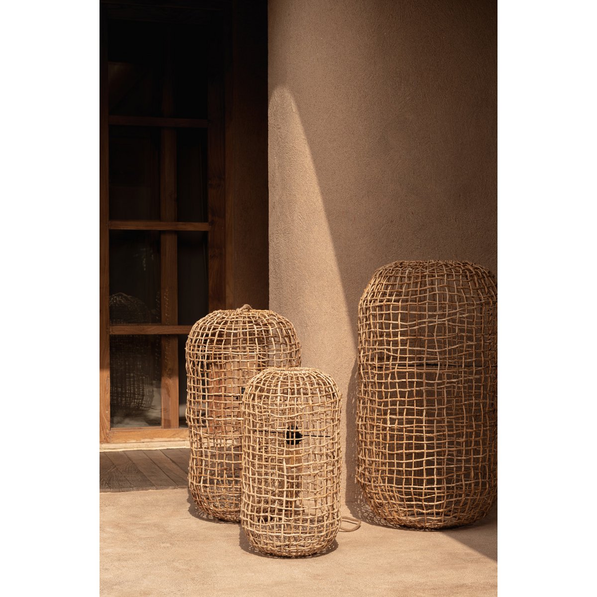 Palmebladspendel 40 × 74 cm – rund form, L