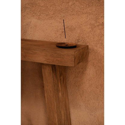 Teak console table, 86 cm - natural