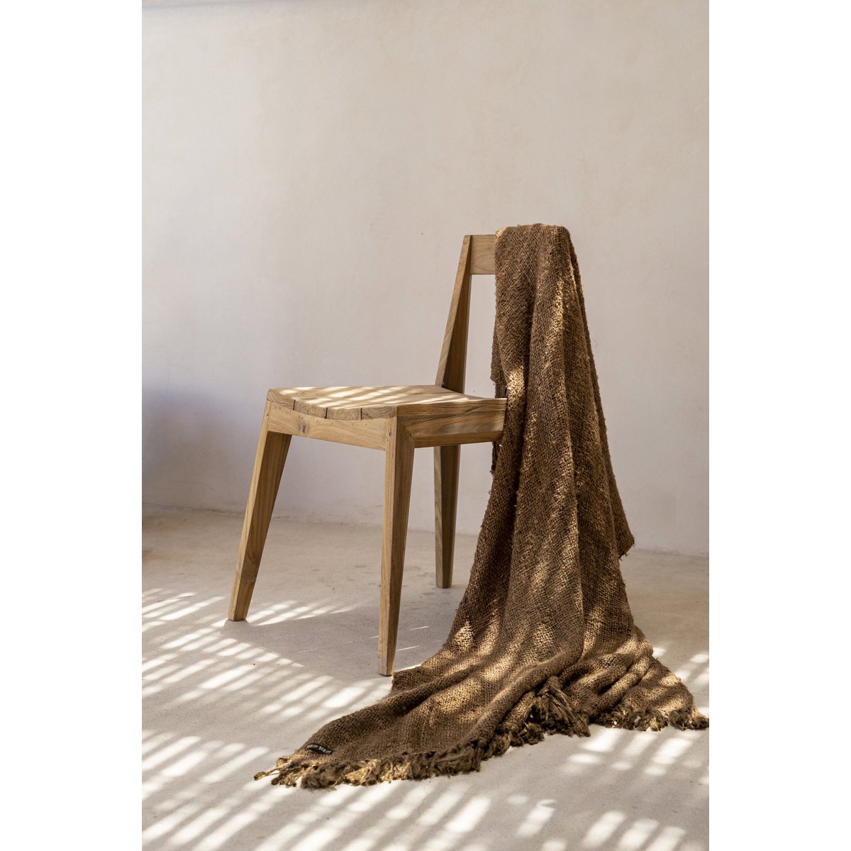 Paxi Teak-Esstischstuhl – Natur