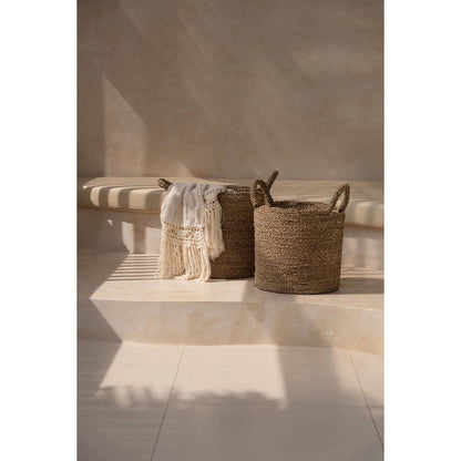 Baumwoll-Tagesdecke 270×135 – naturfarben, leicht