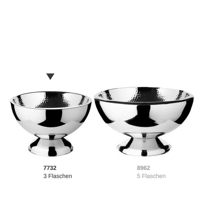 Flaskekøler i rustfrit stål Cadiz, hamret – 32 cm