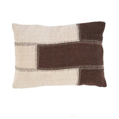 Bomuldspudebetræk, patchwork - 50×70 cm