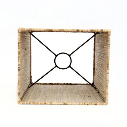 Wasserhyazinthen-Lampenschirm 20 × 35 cm – klein, beige