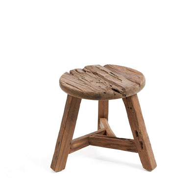 Holzhocker, 37 × 33 cm - Natur (M)