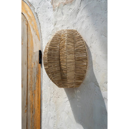 Wandapplike Raffia M - natur, 30 × 40 cm