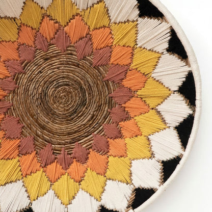 Cotton wall circle woven round large - 76 cm