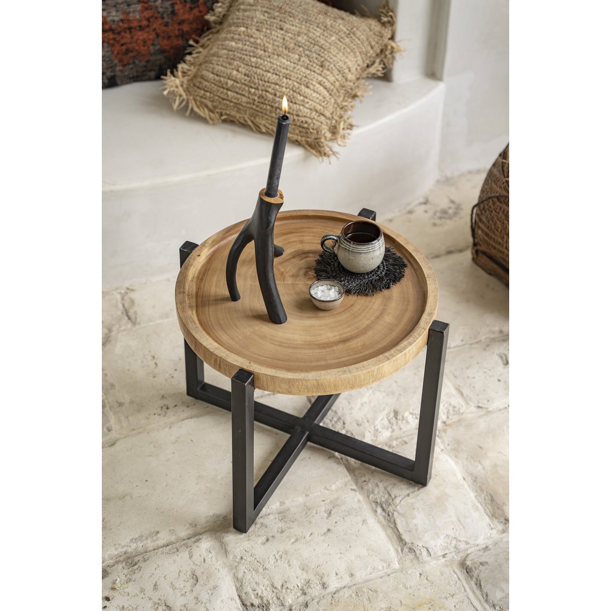 Sovseskål i stentøj 6 cm - XS, fremstillet i Portugal