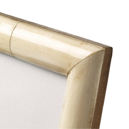 Polyresin frame, cream, 13×18 cm - wabi sabi