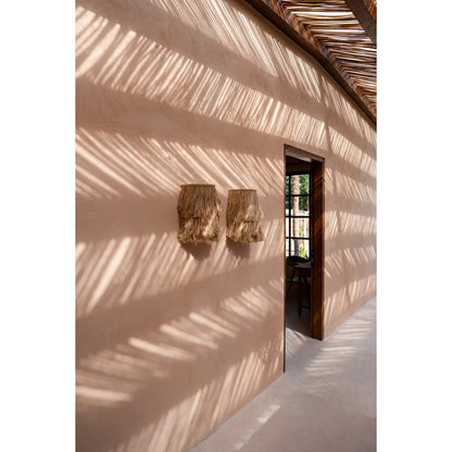 Glass wall appliqué 20×35 cm – natural, small