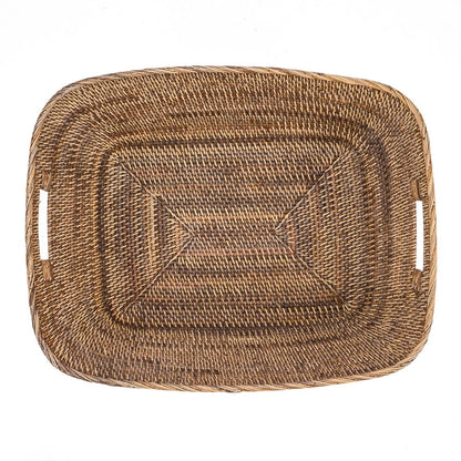 Rattan laundry basket, large – handwoven
