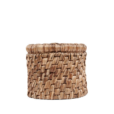 Seagrass basket with diagonal weave - 36 cm