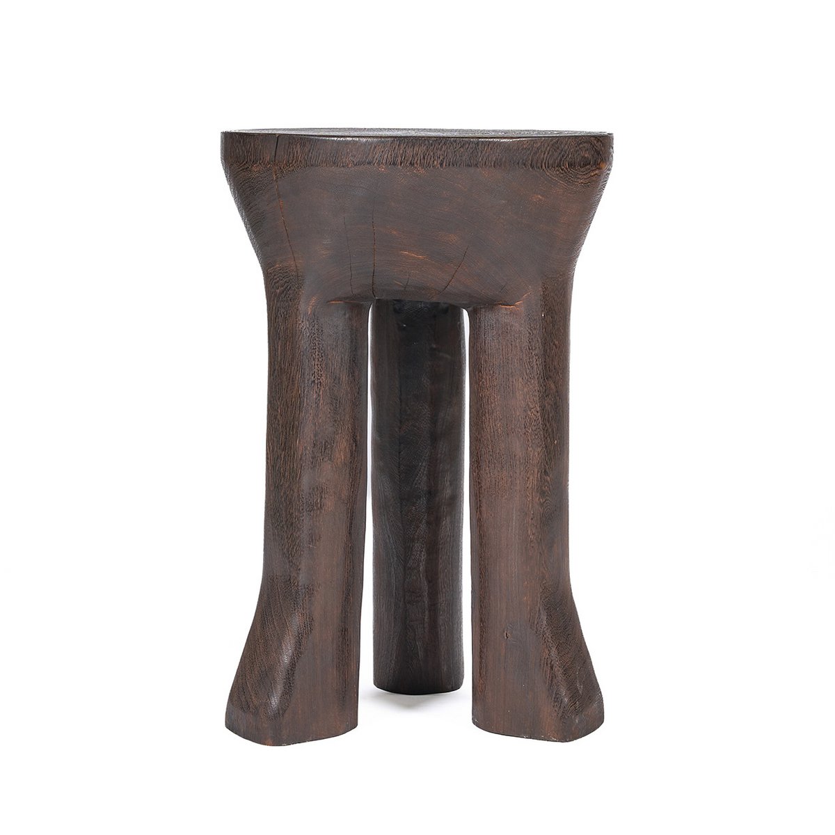 Java Stativ-Beistelltisch, 40 cm – Dunkler Walnussbaum