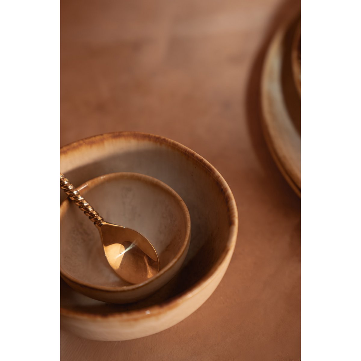 Stoneware bowl 11 cm - white, made in Portugal