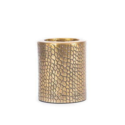 Croco lysestage, messing - L