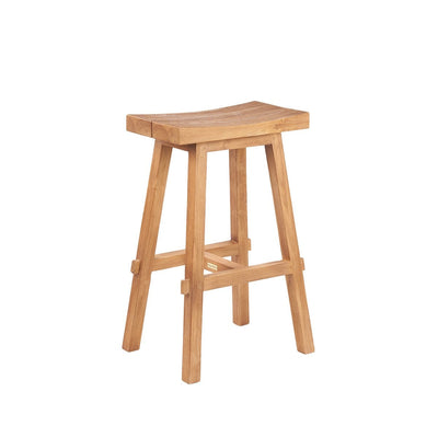 Teak Barhocker, 47 × 75 cm - Outdoor