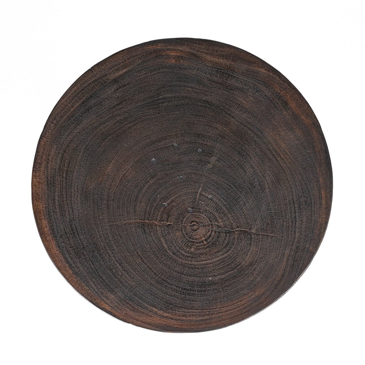 Cone Alone sidebord, 50 cm - Mørk valnød