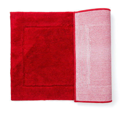 Akryl bademåtte, 100×60 cm - rød