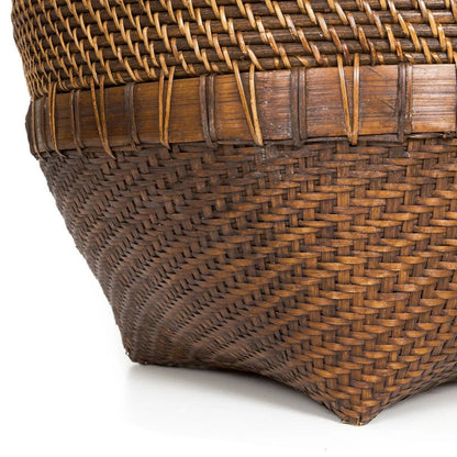 Rattan laundry basket 50 × 90 cm XL - natural brown