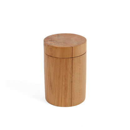 Teak root storage jar 10 × 19 cm - made in Indonesia