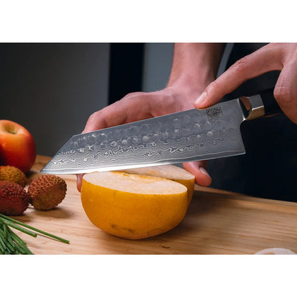 Bunka Damastmesser-Set, 4-teilig - AUS-10 Karbonstahl